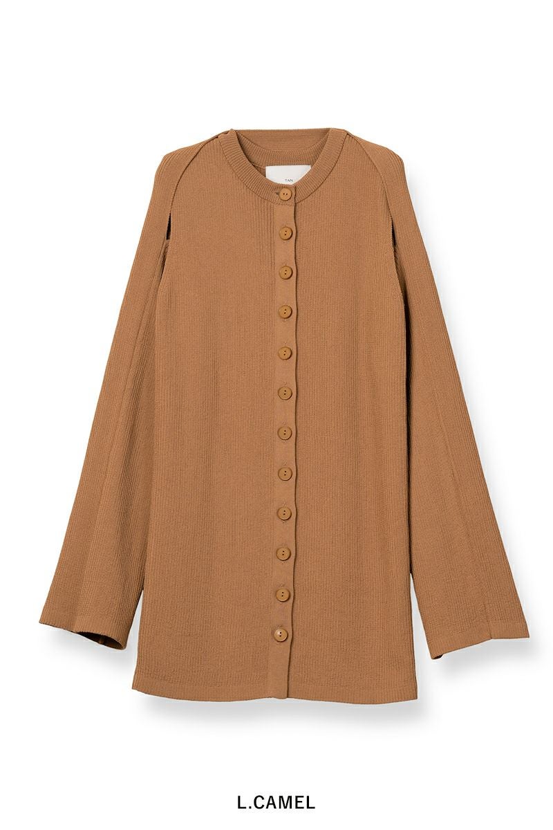 TAN(タン)MATT RIBED 2PIECE CARDIGAN マットリブ 2ピースカーディガン TAN24SS004 -26