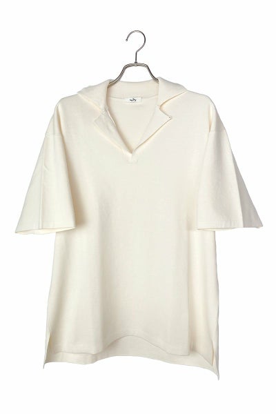 saby(サバイ)MILAN RIB OPEN COLLAR 16G Compact Yarn ミランリブオープンカラー 21SS-021304