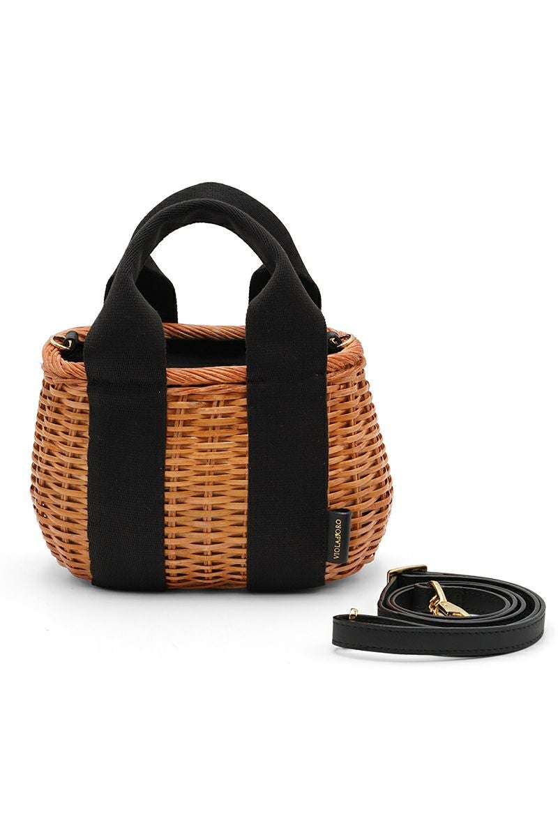 VIOLAd'ORO(ヴィオラドーロ)MIRO ラタンバッグ V-8315