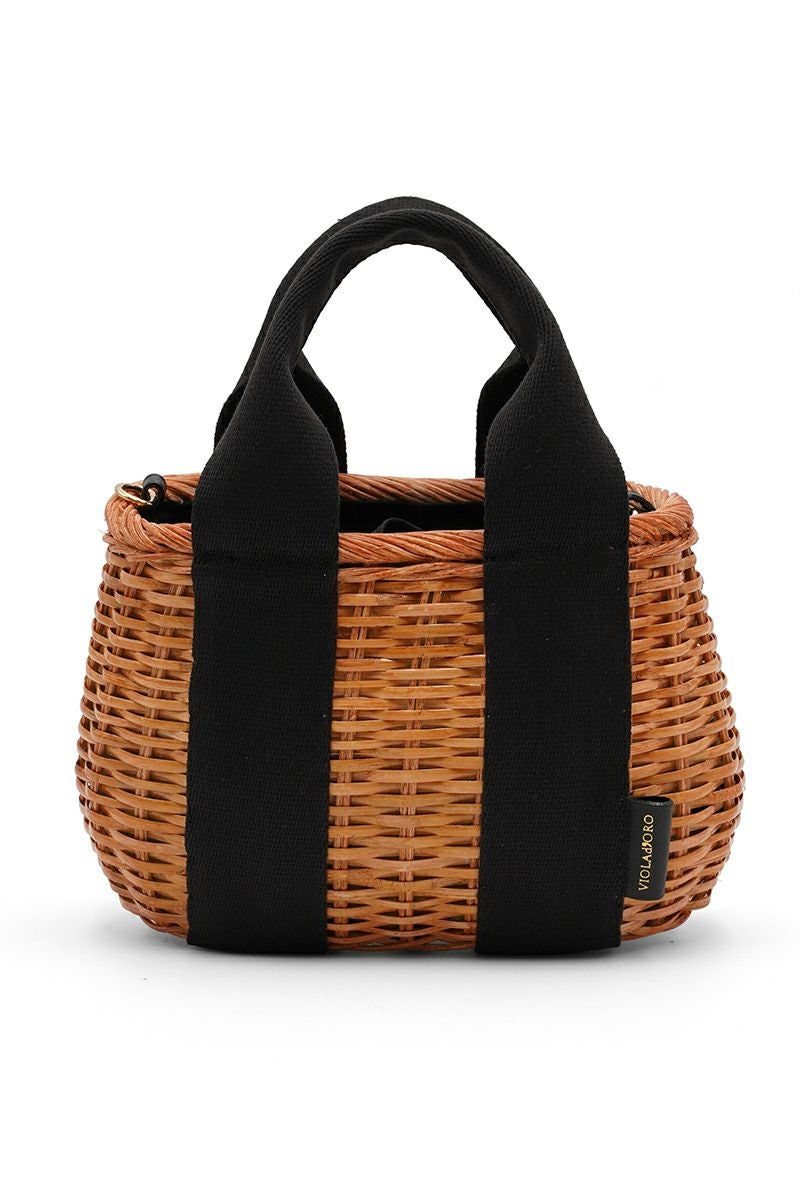 VIOLAd'ORO(ヴィオラドーロ)MIRO ラタンバッグ V-8315 -1
