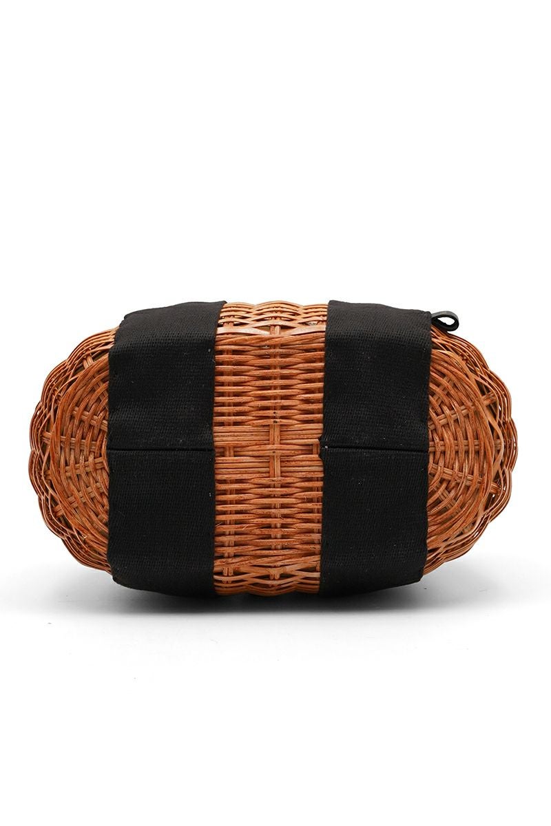 VIOLAd'ORO(ヴィオラドーロ)MIRO ラタンバッグ V-8315 -5