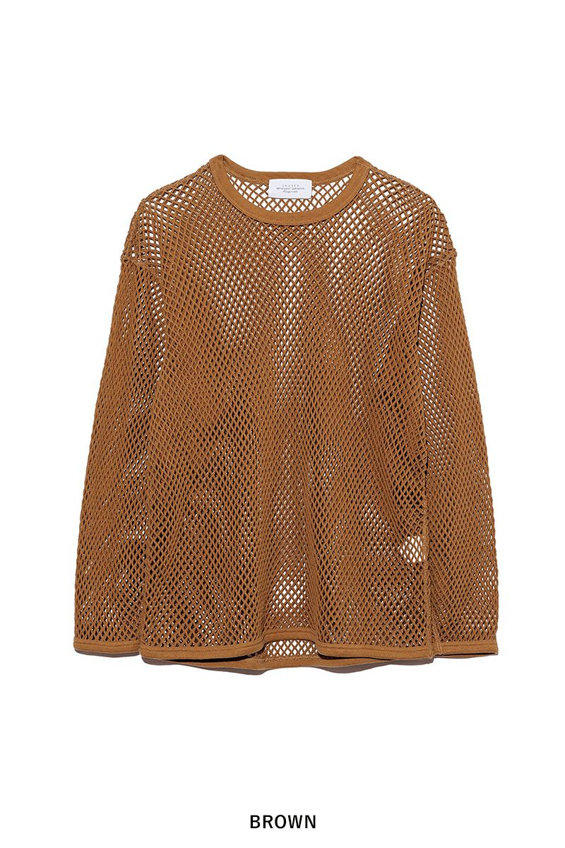 UNUSED(アンユーズド)Mesh long sleeve tee メッシュ長袖Tシャツ US2411 -1