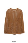 UNUSED(アンユーズド)Mesh long sleeve tee メッシュ長袖Tシャツ US2411 -2