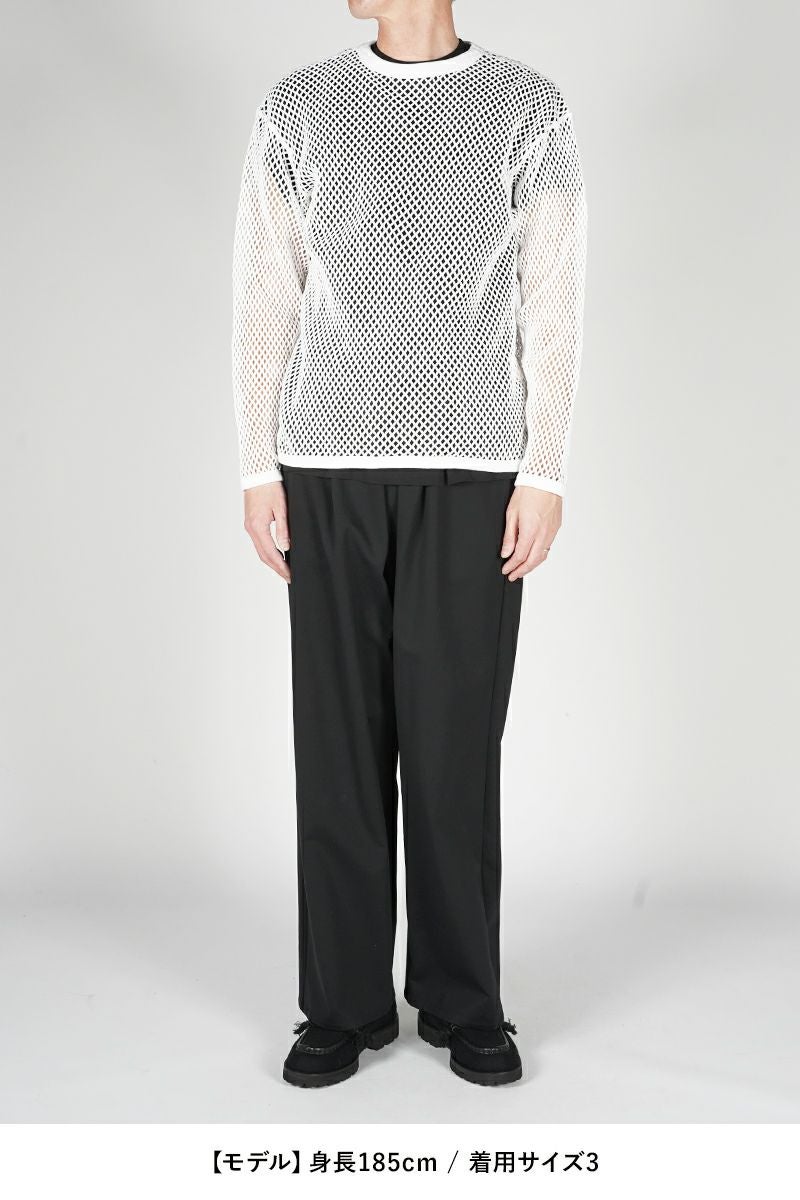 UNUSED(アンユーズド)Mesh long sleeve tee メッシュ長袖Tシャツ US2411 -14