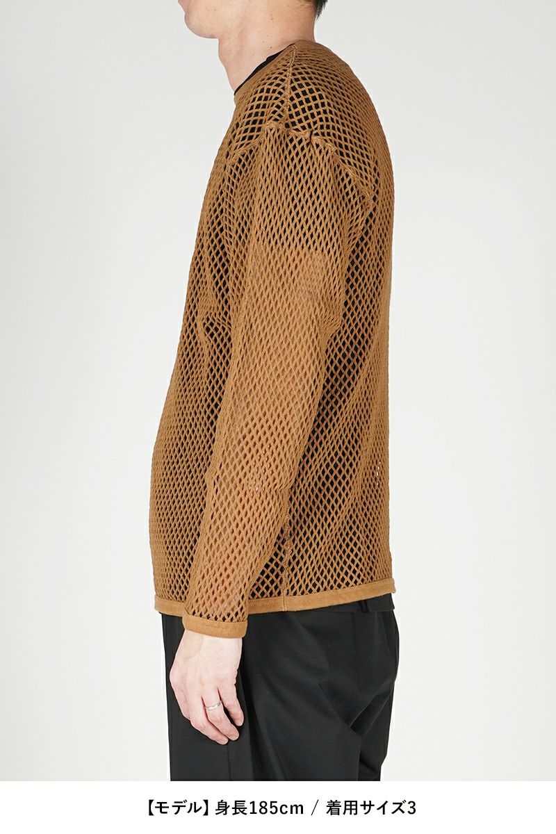 UNUSEDアンユーズドMesh long sleeve teeメッシュカットソ UNUSED(アンユーズド) | UNUSED(アンユーズド)Mesh long sleeve tee