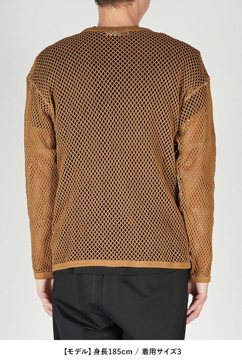 UNUSED(アンユーズド)Mesh long sleeve tee メッシュ長袖Tシャツ US2411 -18