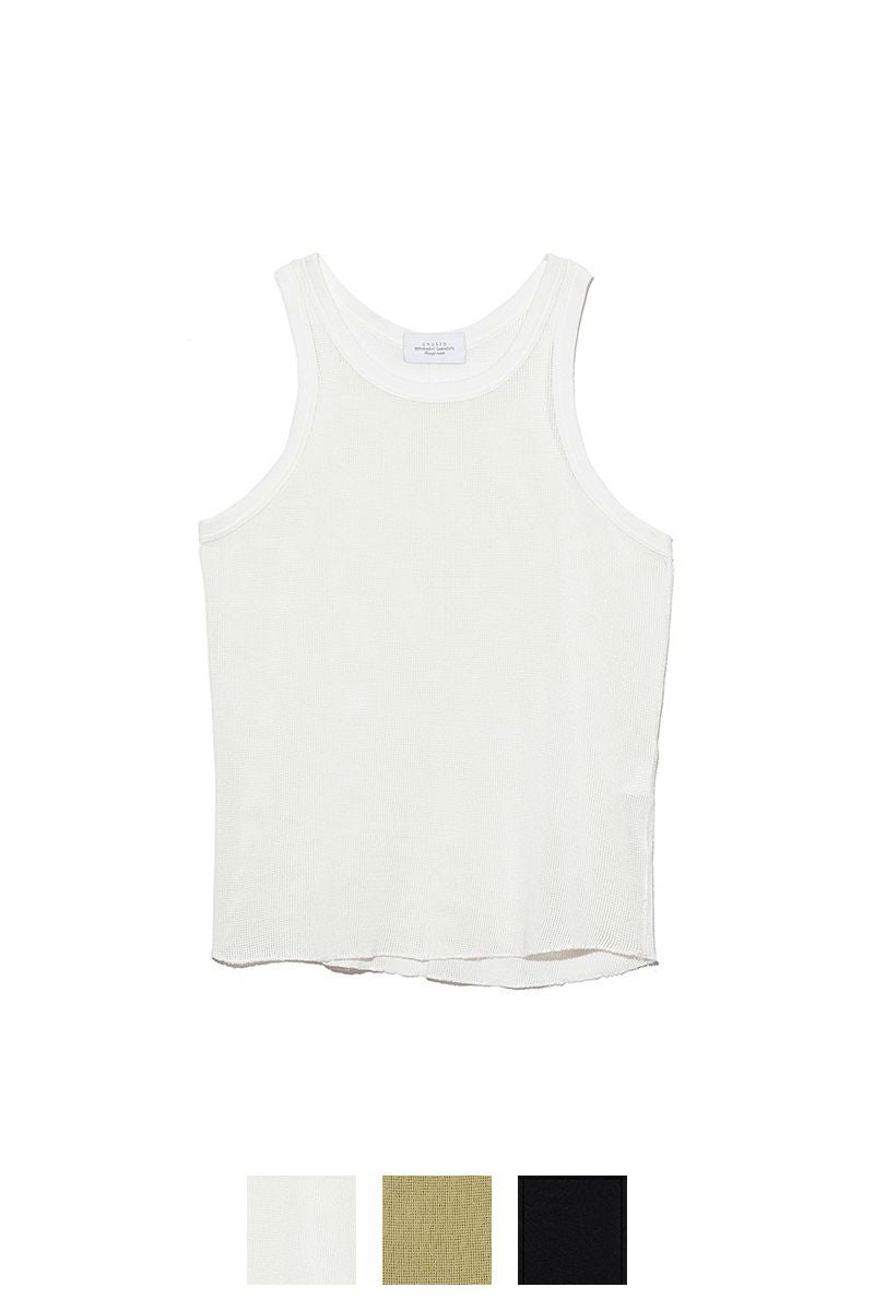 アンユーズド unused ホワイトタンクトップ 2枚セット　新品未使用　タグ付 UNUSED(アンユーズド) | UNUSED(アンユーズド)Mesh tank top メッシュ