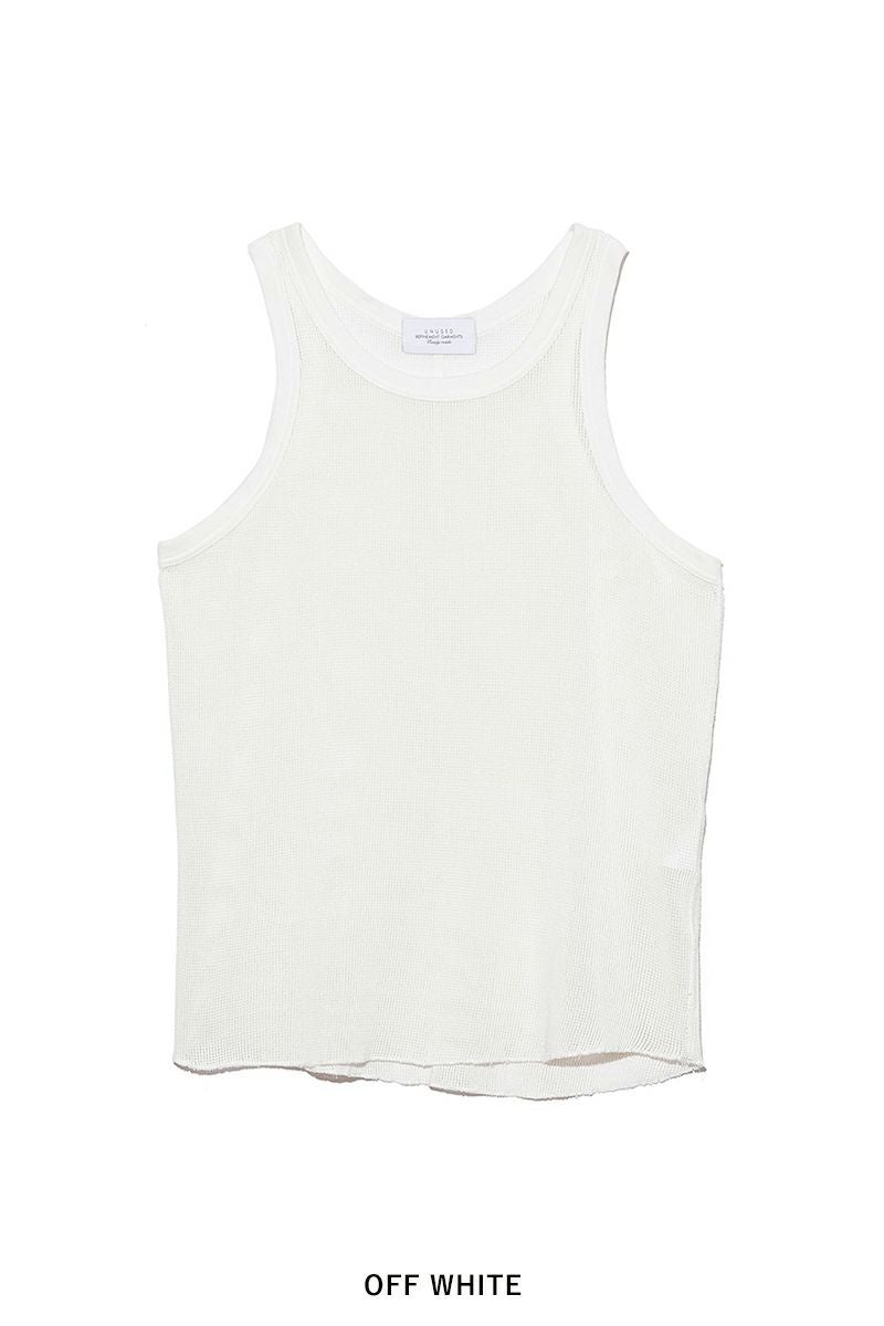 UNUSED(アンユーズド)Mesh tank top メッシュタンクトップ US2410 -1