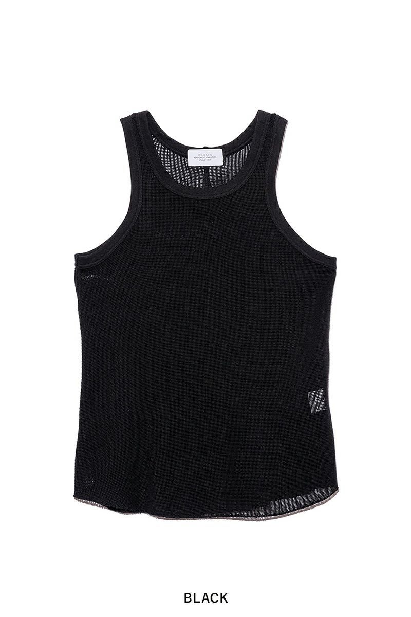 UNUSED(アンユーズド) | UNUSED(アンユーズド)Mesh tank top メッシュ
