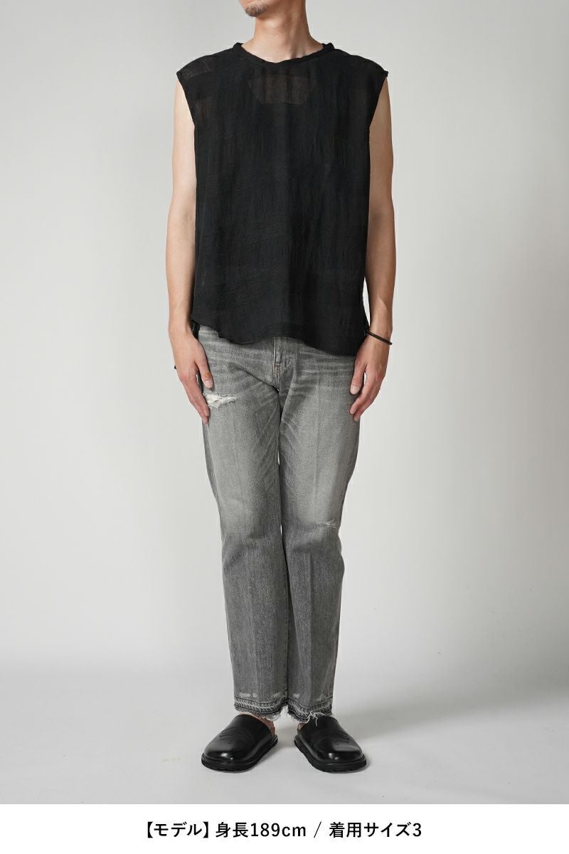 saby(サバイ)NO SLEEVE SHIRTS ノースリーブシャツ 24SS-101202 -5