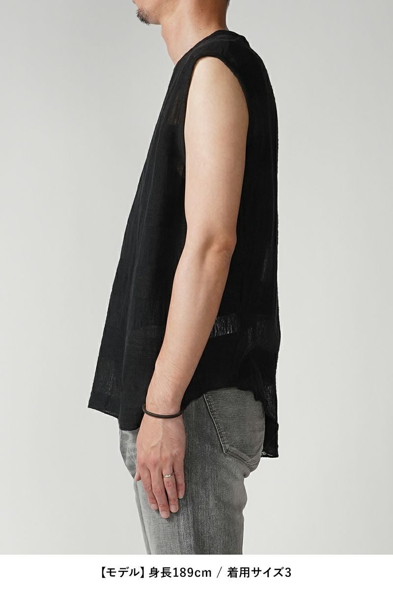 saby(サバイ)NO SLEEVE SHIRTS ノースリーブシャツ 24SS-101202 -8