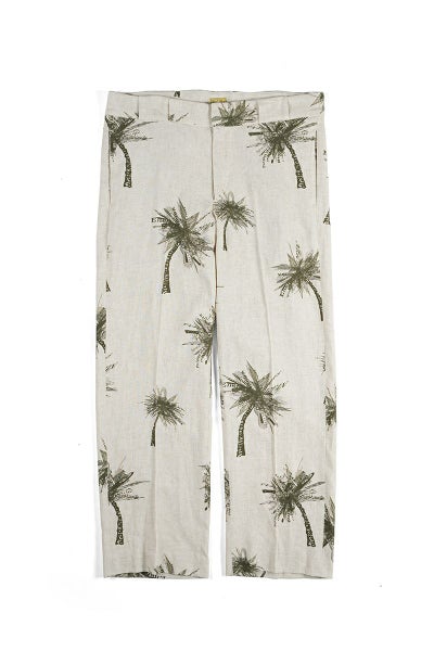 High Scream Center(ハイスクリームセンター)NO TUCK TR LI/RA ノータックトラウザース リネンレーヨン HSC24SS-PT01