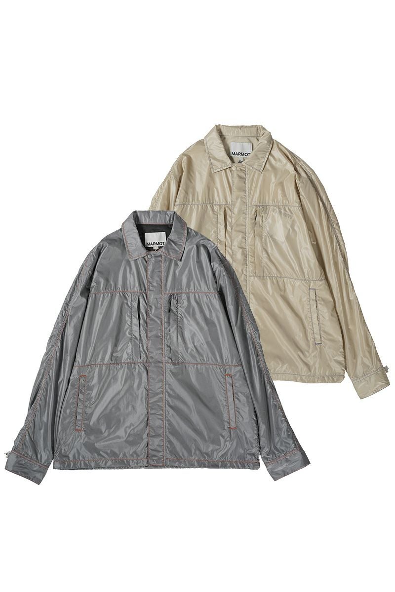 MARMOT(マーモット キャピタル)NYLON COLOR STITCH SHIRTS ナイロンカラーステッチシャツ 24SS-L3-04