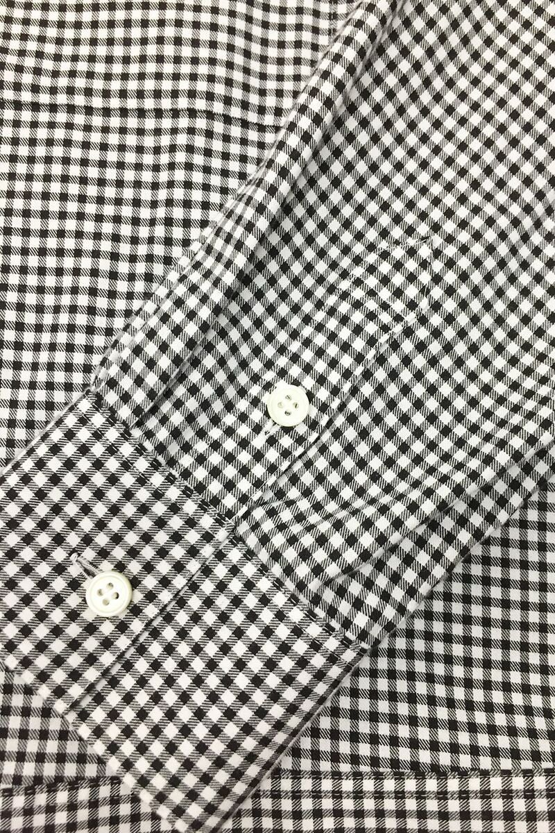 RICE NINE TEN(ライスナインテン)OPEN COLLAR GINGHAM CHECK BUTTON DOWN SHIRT オープンカラーギンガムチェックボタンダウンシャツ SH-OPBD-GC -5