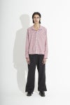 RICE NINE TEN(ライスナインテン)OPEN COLLAR GINGHAM CHECK BUTTON DOWN SHIRT オープンカラーギンガムチェックボタンダウンシャツ SH-OPBD-GC -9