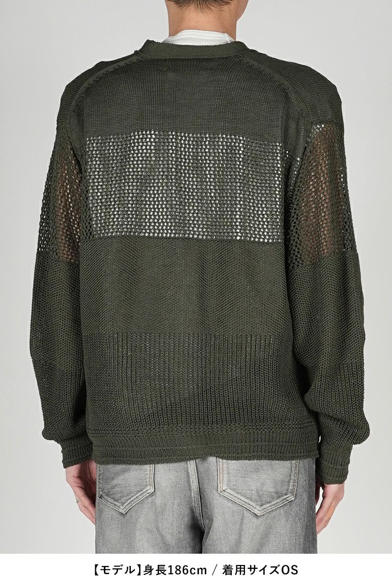 INNAT(インアット)OPENWORK PATTERN CARDIGAN オープンワークパターンカーディガン INNAT05-K02 -11