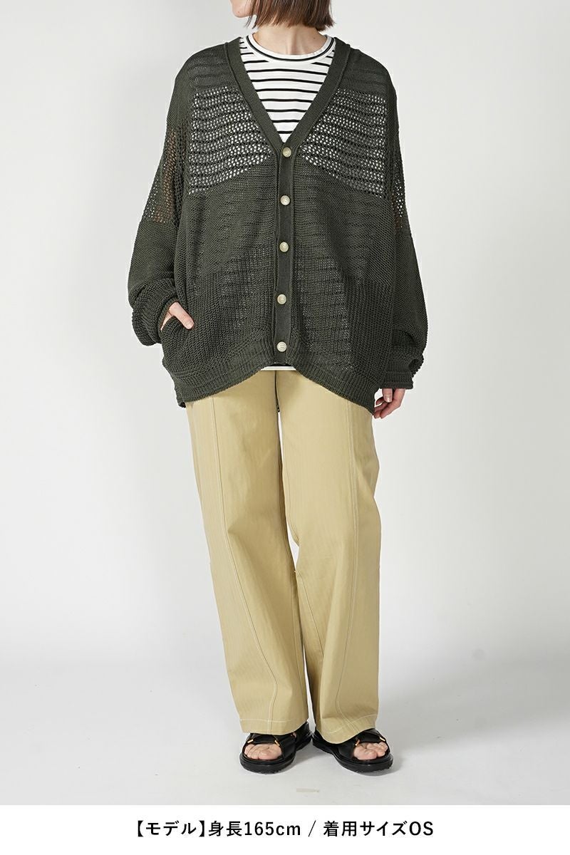 INNAT(インアット)OPENWORK PATTERN CARDIGAN オープンワークパターンカーディガン INNAT05-K02 -12