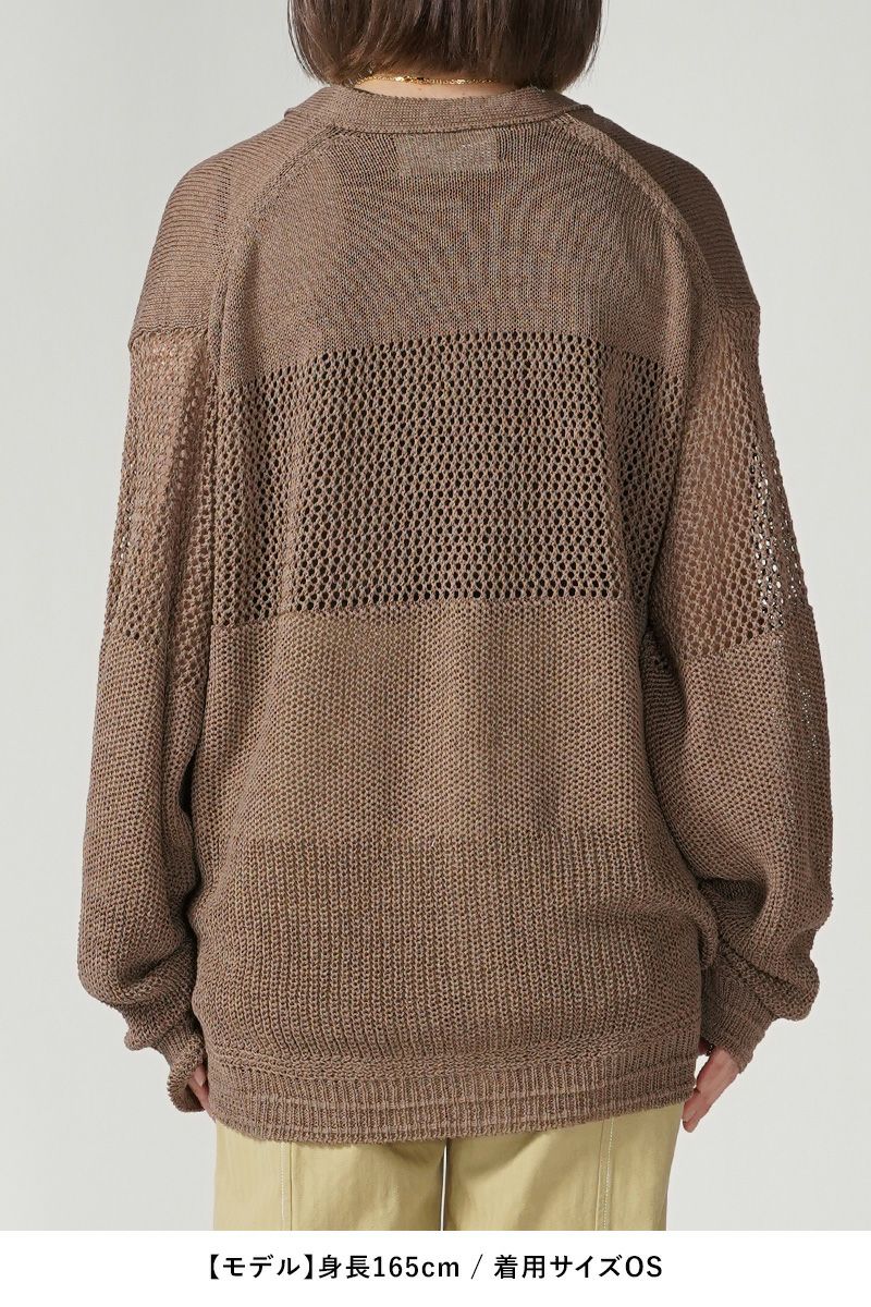 INNAT(インアット)OPENWORK PATTERN CARDIGAN オープンワークパターンカーディガン INNAT05-K02 -18