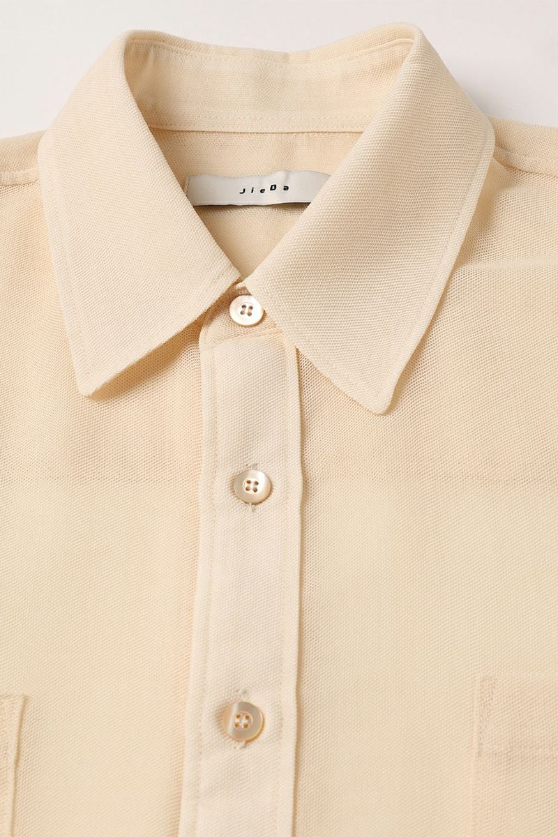 JieDa(ジエダ) | JieDa(ジエダ)OVER SIZE SHIRT オーバーガーゼシャツ