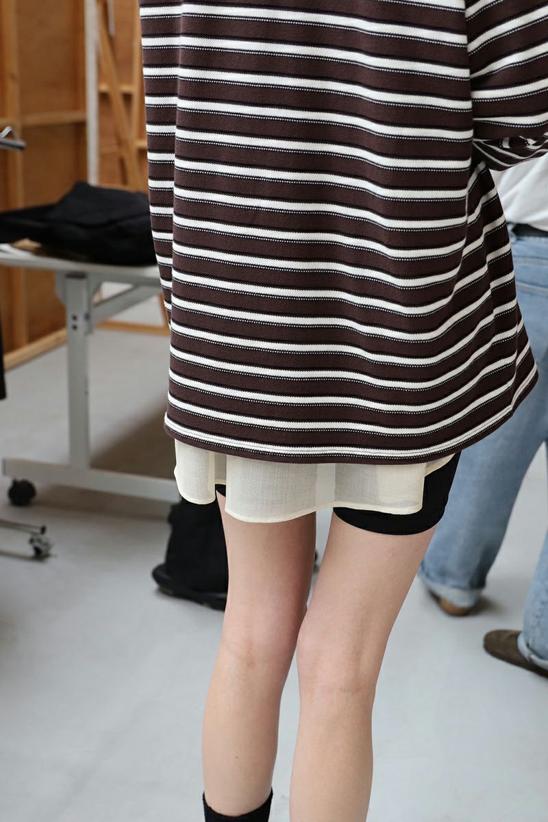 JieDa(ジエダ) | JieDa(ジエダ)OVER SIZE SHIRT オーバーガーゼシャツ