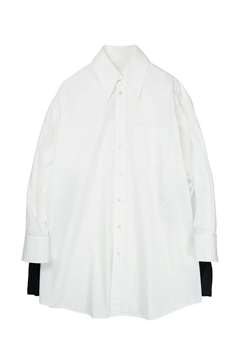 MM6 Maison Margiela(エムエムシックス)Oversize muff shirt オーバーサイズマフシャツ S62DL0083S47294970