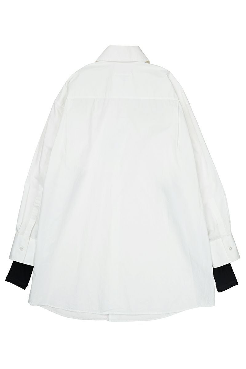 MM6 Maison Margiela(エムエムシックス)Oversize muff shirt オーバーサイズマフシャツ S62DL0083S47294970 -1