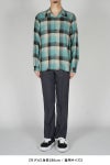 SUGARHILL(シュガーヒル)RAYON OMBRE PLAID OPEN COLLAR BLOUSE レーヨンオンブレプレイド オープンカラーブラウス 2441000507 -5