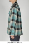 SUGARHILL(シュガーヒル)RAYON OMBRE PLAID OPEN COLLAR BLOUSE レーヨンオンブレプレイド オープンカラーブラウス 2441000507 -10