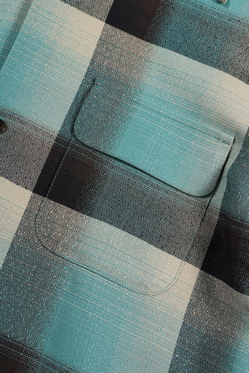 SUGARHILL(シュガーヒル)RAYON OMBRE PLAID OPEN COLLAR BLOUSE レーヨンオンブレプレイド オープンカラーブラウス 2441000507 -15