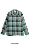 SUGARHILL(シュガーヒル)RAYON OMBRE PLAID OPEN COLLAR BLOUSE レーヨンオンブレプレイド オープンカラーブラウス 2441000507 -19