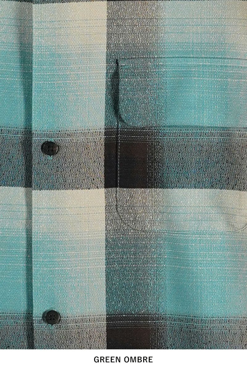 SUGARHILL(シュガーヒル)RAYON OMBRE PLAID OPEN COLLAR BLOUSE レーヨンオンブレプレイド オープンカラーブラウス 2441000507 -20