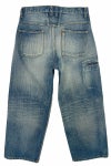 RICE NINE TEN(ライスナインテン)RIPPED DISTRESSED WIDE JEANS リップド ディストレスド ワイドジーンズ DPT-RDW -2