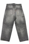 RICE NINE TEN(ライスナインテン)RIPPED DISTRESSED WIDE JEANS リップド ディストレスド ワイドジーンズ DPT-RDW -12