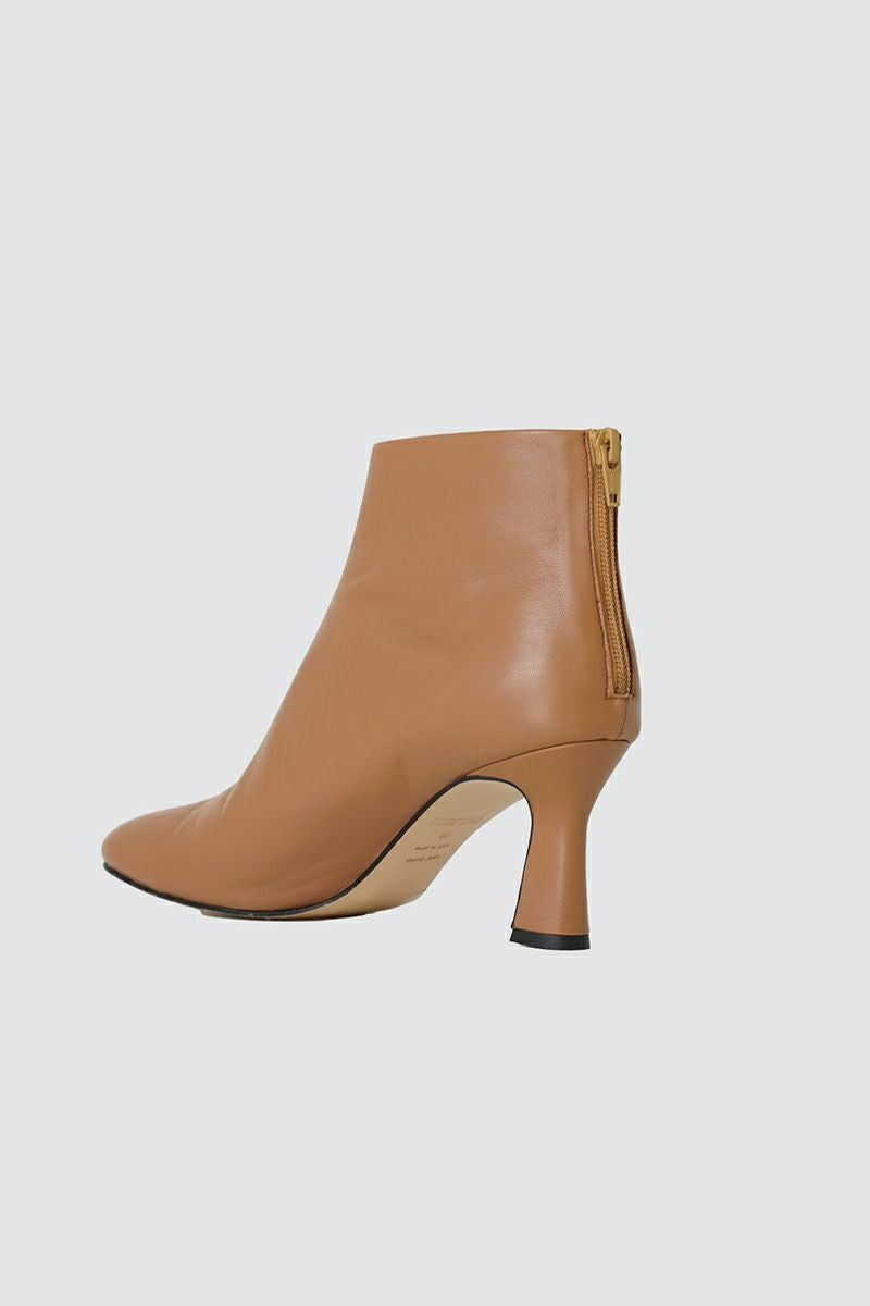 JANE SMITH (ジェーンスミス) ③ 22WSHO-#525L ROUND TOE SHORT BOOTS レディース ブラウン 38 1/2 JANE SMITH(ジェーンスミス) | JANE SMITH(ジェーンスミス)ROUND TOE