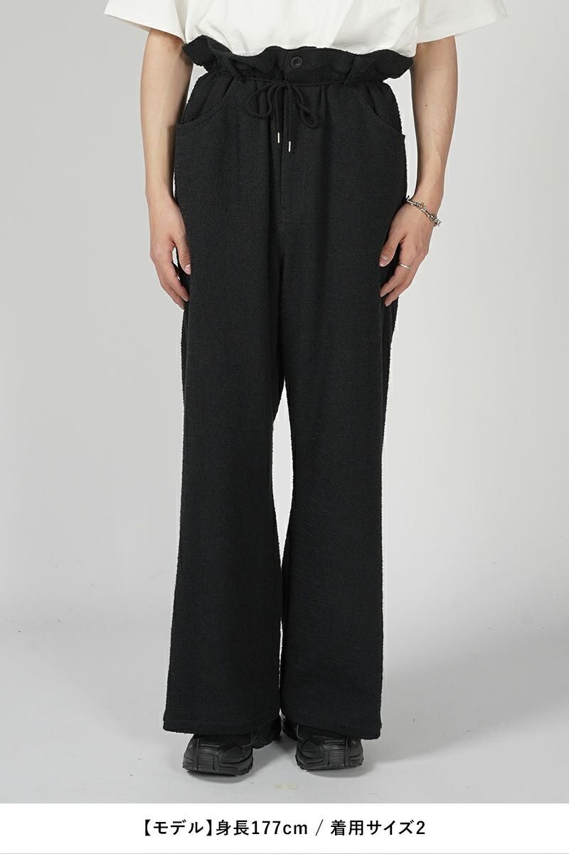 SYUMAN.(シュウマン)Ravioli trousers type pile tweed ラヴィオリトラウザース パイルツイード AD-B24SS-07-A -18