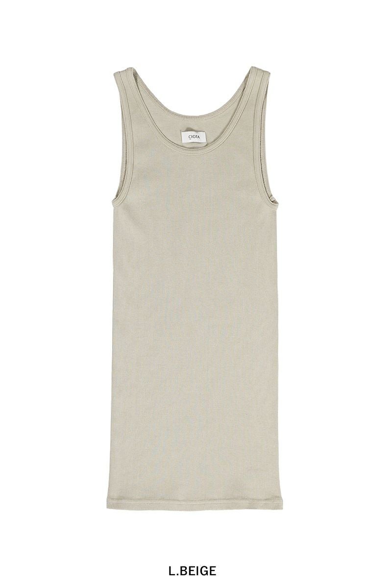 CIOTA (シオタ)Ribbed Tank Top リブタンクトップ CSL-28 -8