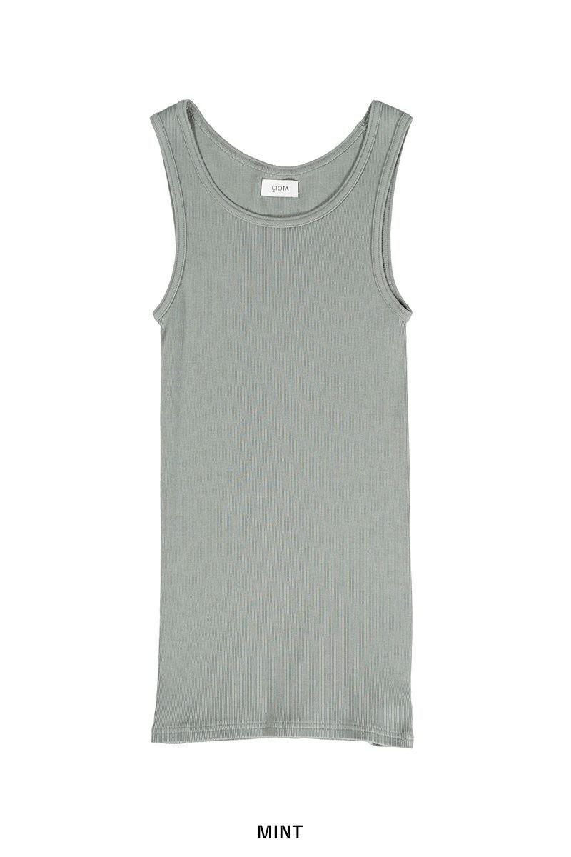 CIOTA (シオタ)Ribbed Tank Top リブタンクトップ CSL-28 -10