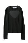 JANE SMITH(ジェーンスミス)SHEER BACK OPEN PULLOVER シアーバックオープンプルオーバー 24SCT-#326L -2