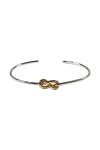 XOLO(ショロ)Single Knot Bangle 24K MIX Coating シングルノットバングル 24金ミックスコーティング XOBG008L-MG