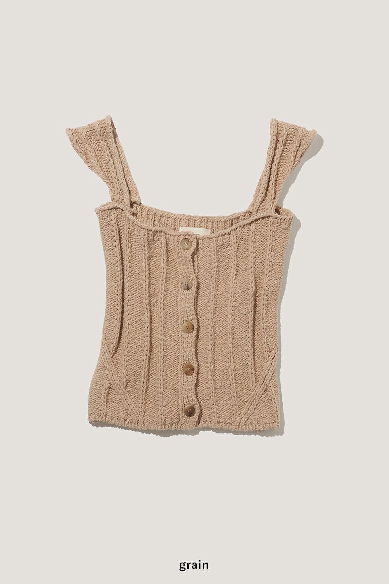 VERSO(ヴェルソ)Square Neck Knit スクエアネックニット VRS24SSKT008 -7