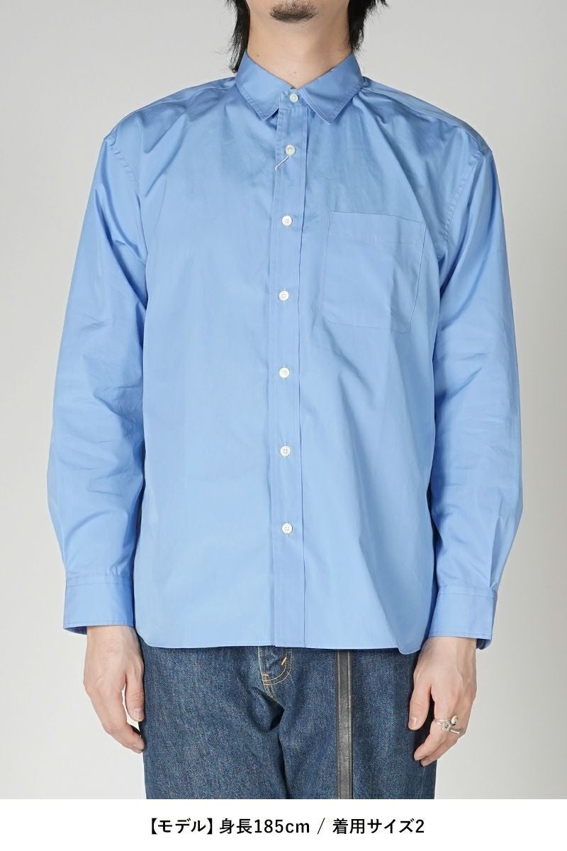 UNIVERSAL PRODUCTS.(ユニバーサルプロダクツ)THOMAS MASON L/S REGULAR SHIRTS BYRON KENT トーマスメイソン 長袖レギュラーカラーシャツ バイロンケント 233-60304 -8