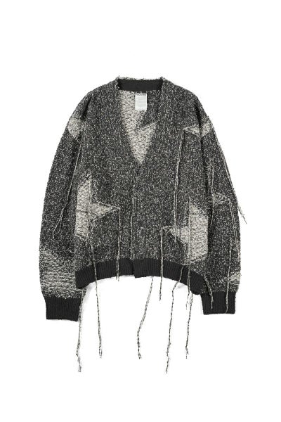 FACCIES(ファッチーズ)TWINKLE STAR KNIT CD トゥインクルスターニットカーディガン F24S07001
