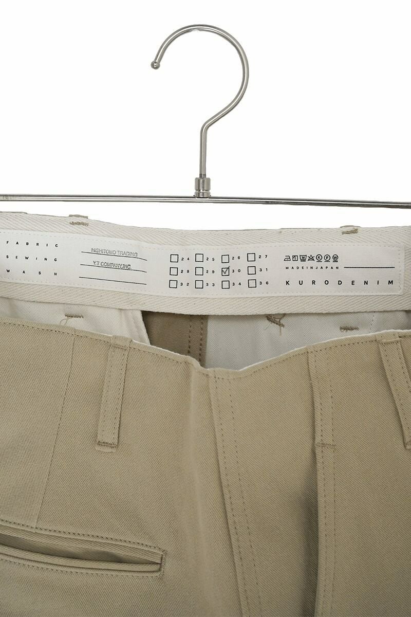 KURO(クロ)TWISTED YARN COTTON CHINO FABRIC ツィステッドヤーンコットンチノパンツ 963147 -9