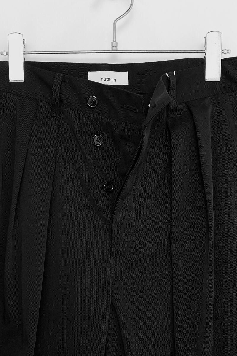 nuterm(ニューターム)Two Tuck Wide Trousers ツータックワイドトラウザース 102PT-021S -2