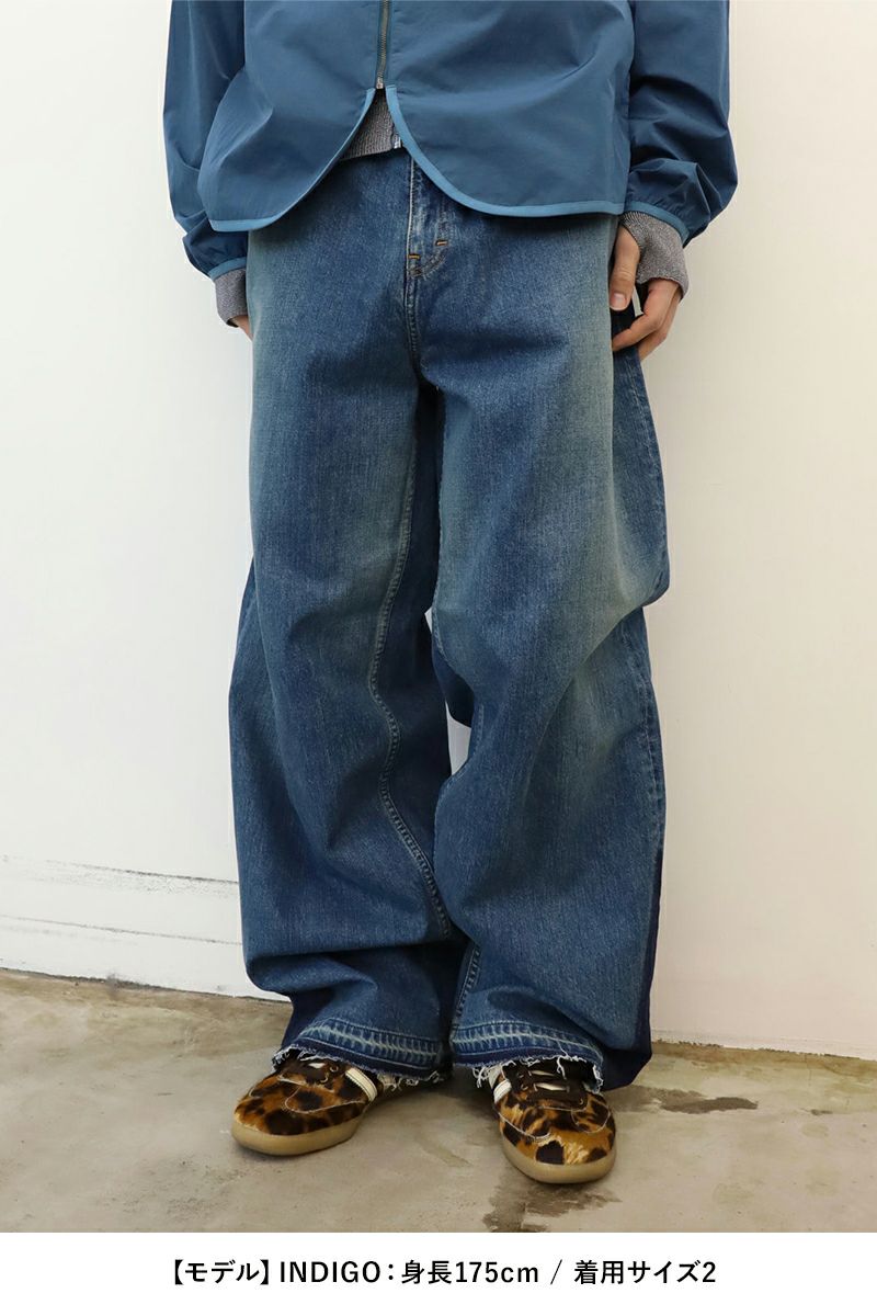 JieDa(ジエダ) | JieDa(ジエダ)USED BAGGY DENIM ユーズドバギーデニム