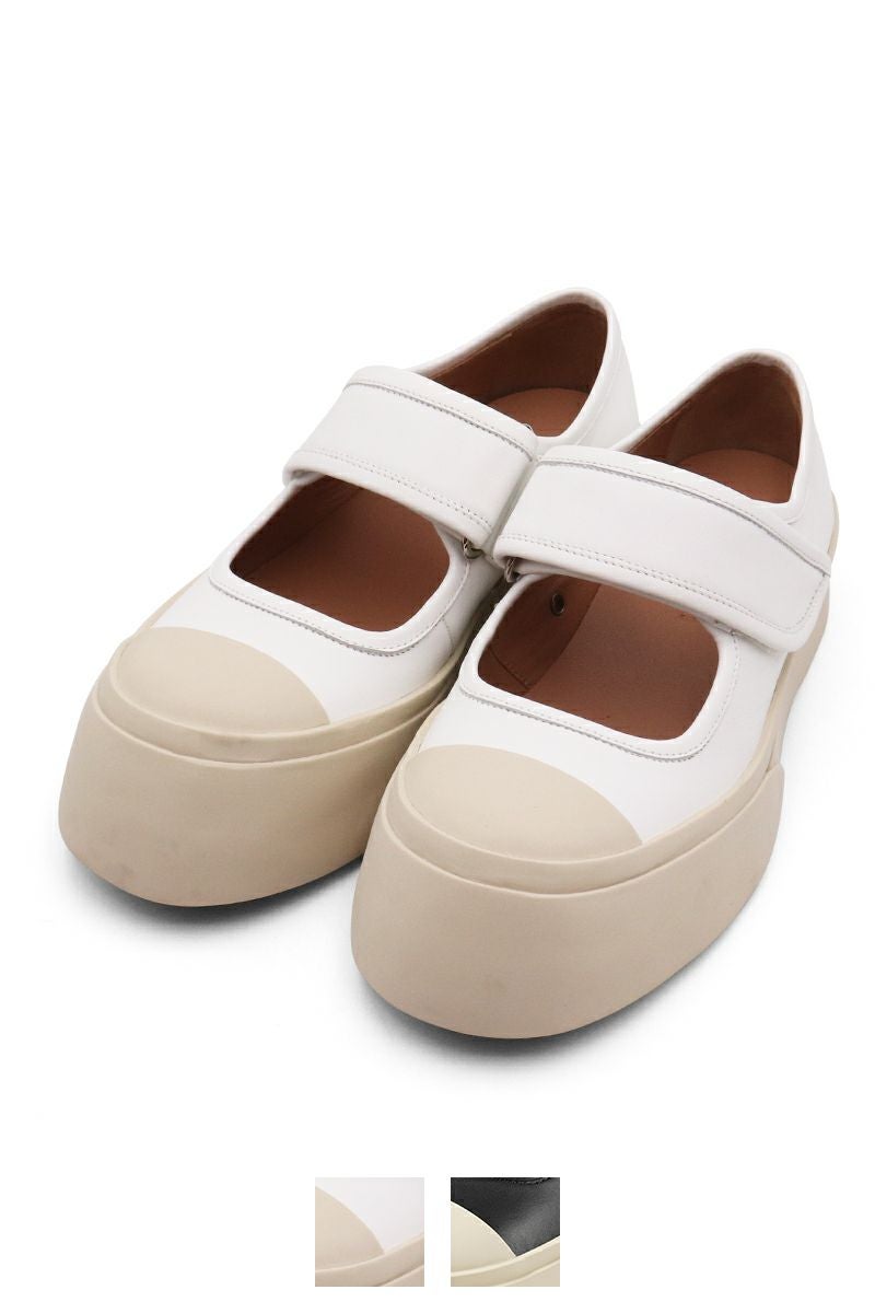 MARNI(マルニ) | MARNI(マルニ)WHITE NAPPA LEATHER MARY JANE SNEAKER
