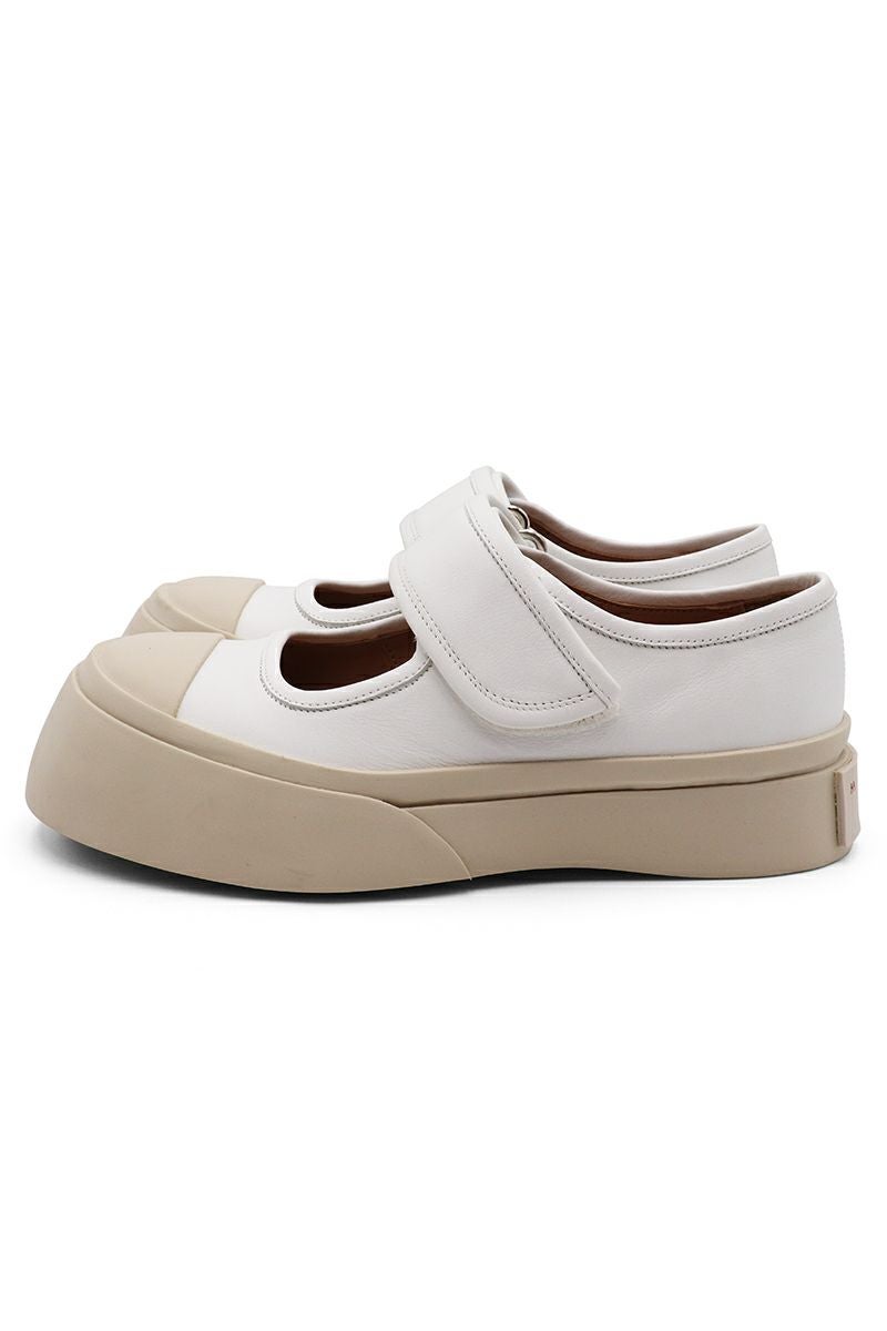 MARNI(マルニ) | MARNI(マルニ)WHITE NAPPA LEATHER MARY JANE SNEAKER