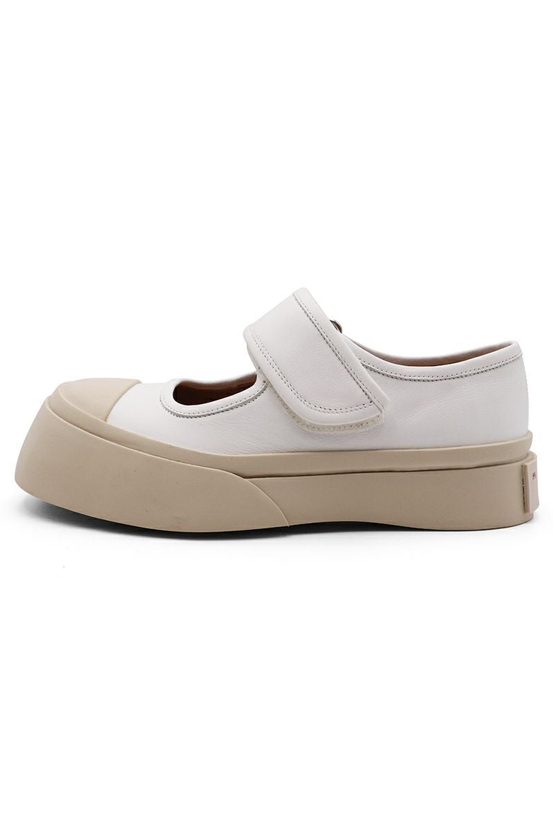MARNI(マルニ)WHITE NAPPA LEATHER MARY JANE SNEAKER ホワイト ナッパレザー製スニーカー SNZW003120P272200W01 -4