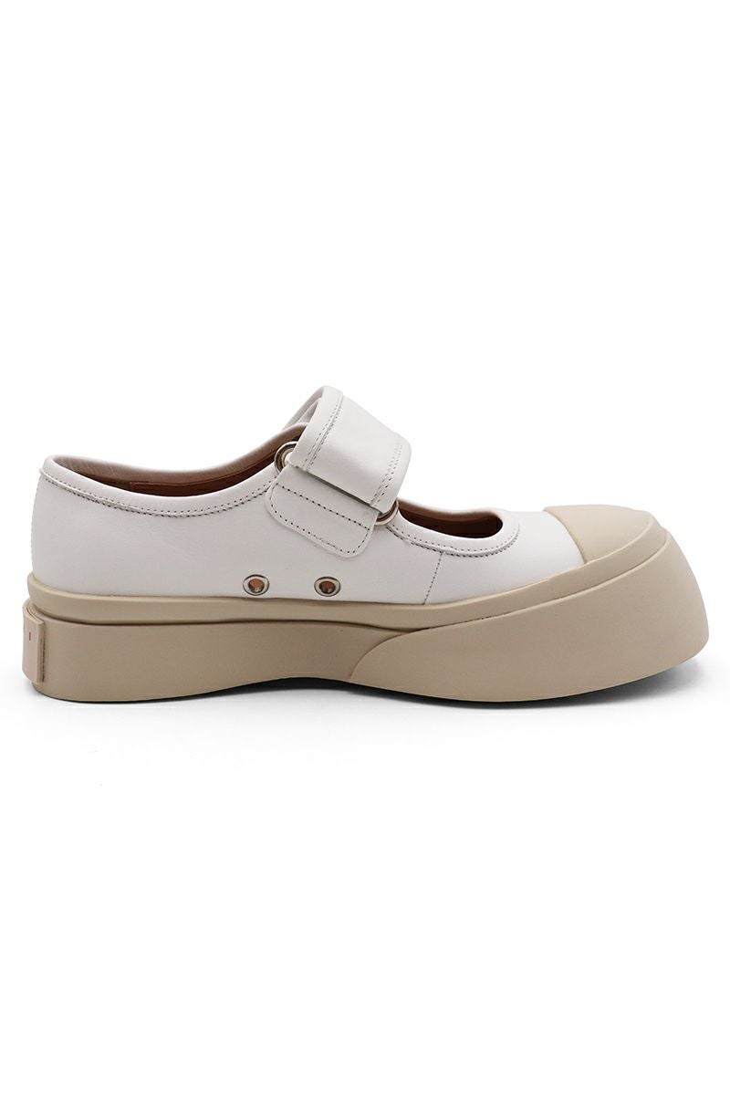 MARNI(マルニ)WHITE NAPPA LEATHER MARY JANE SNEAKER ホワイト ナッパレザー製スニーカー SNZW003120P272200W01 -5