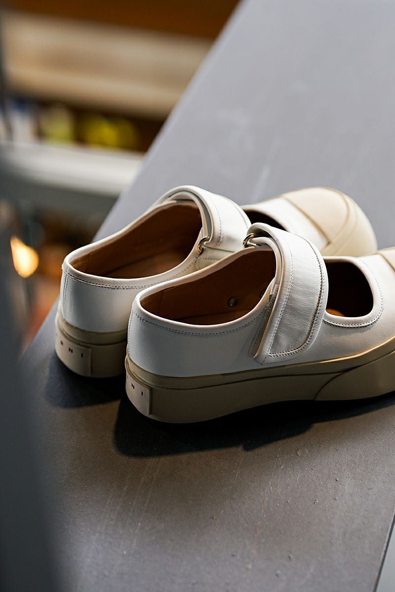 MARNI(マルニ)WHITE NAPPA LEATHER MARY JANE SNEAKER ホワイト ナッパレザー製スニーカー SNZW003120P272200W01 -14